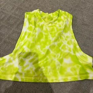 Lululemon Athletica Multicolored Sleeveless Crop Tank Top
